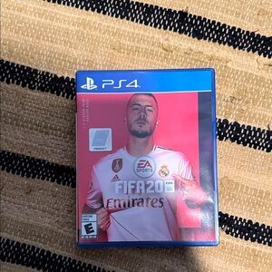 FIFA 20 for PS4 - EA Sports Game with Blue and Pink Cover